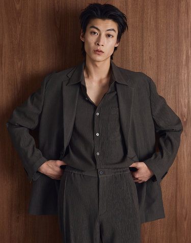 Kinoshita Seersucker Jacket (Khaki)