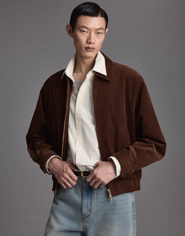 Corduroy Swing-Top (Brown)