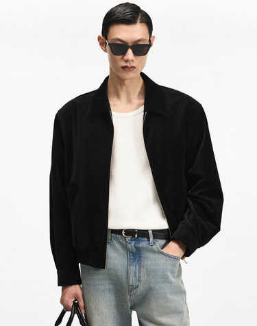 Velvet Blouson (Black)