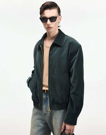 Velvet Blouson (Green)