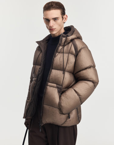 Citymist Midweight European Goose Down Jacket (Khakish Brown)
