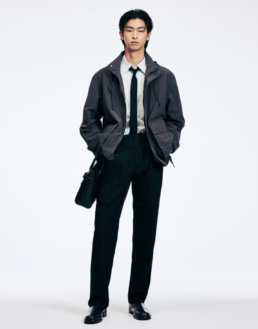 Essential Semi-Wide Pants (Black)