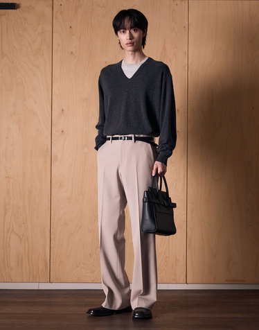 Flare Pants (Light Beige)