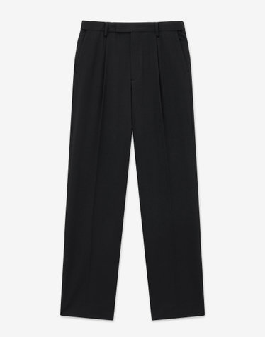 Wool Blend Comfort Pants (Black)