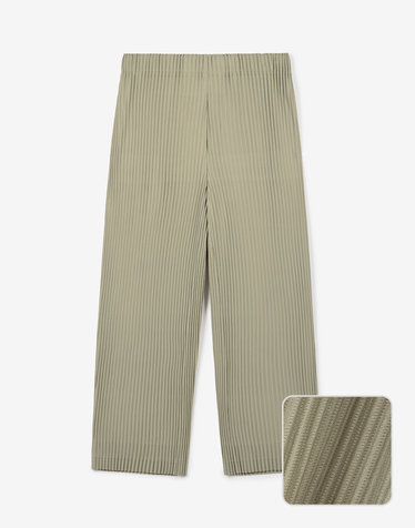 [NEW COLOR] Yoyogi Pleats Tapered Pants (Beige)