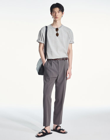 Hard Twist Comfort Pants (Greyish Khaki)