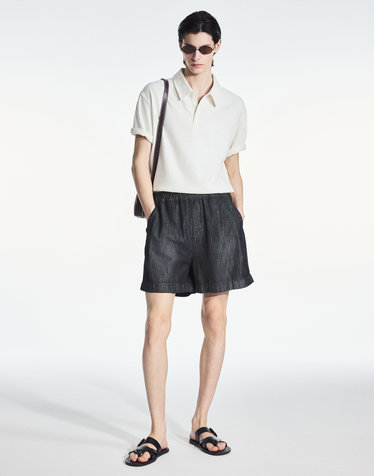 Lot.872h Summer Lightweight Denim Shorts (Washed Grey)