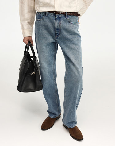 Lot.872 Straight-Leg Denim Pants (Washed Blue)