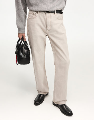 Lot.872 Pigment Dyed Straight-Leg Denim Pants (Washed Beige)