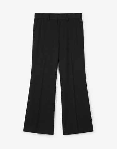 Essential Flare Fit Pants (Black)