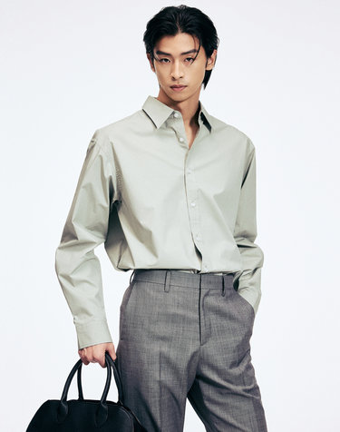 Comfort Cotton Shirt (Sage)