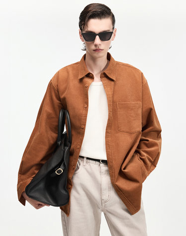 Comfort Corduroy Shirt (Vintage Orange)