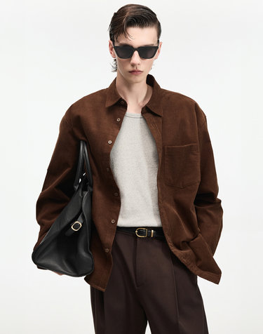 Comfort Corduroy Shirt (Brown)