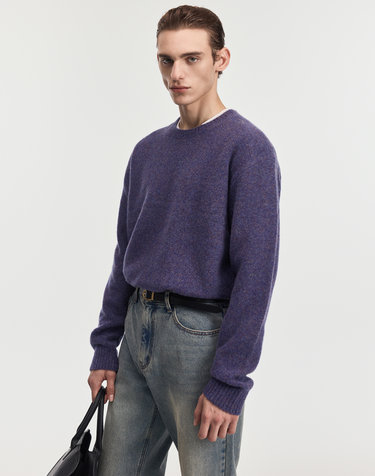 Soft Shaggy Dog Knit (Purple)