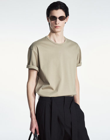 Takisada Japanese Cotton Tee (Khaki)