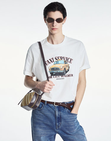 City Walker Graphic Tee (White)