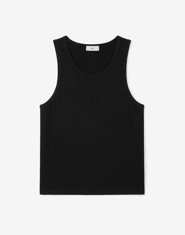 Ribbed Slim Sleeveless (Black)