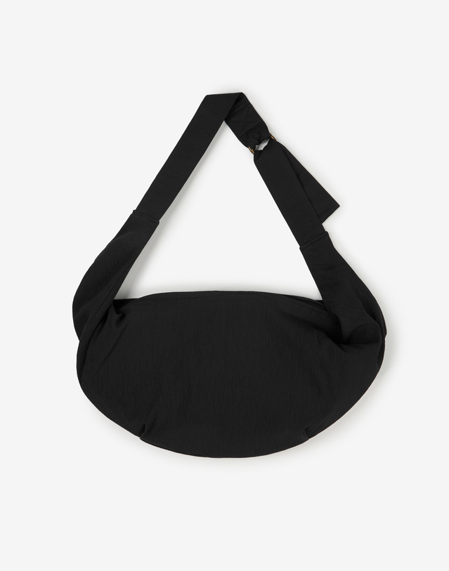 키노시타 바이 티엔지티 Kinoshita Seersucker Tabito Bag (Black) 블랙 착용컷