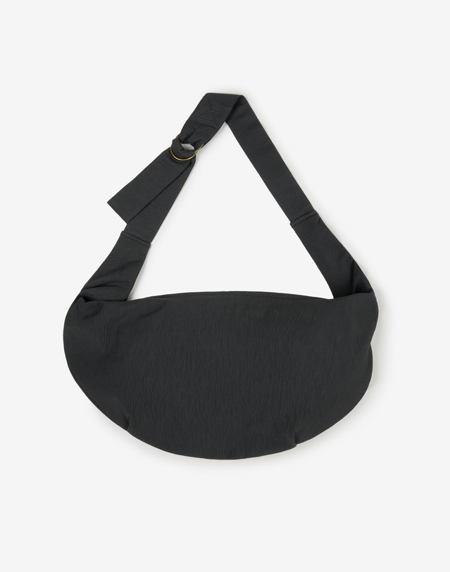 키노시타 바이 티엔지티 Kinoshita Seersucker Tabito Bag (Grey) 그레이 착용컷