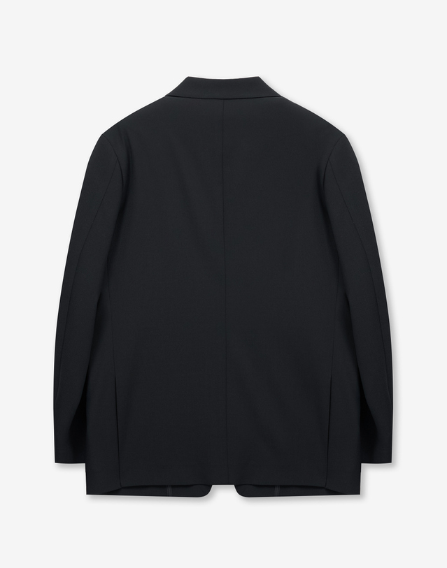 티엔지티 High Wool Blend Comfort Jacket (Black) 블랙 착용컷