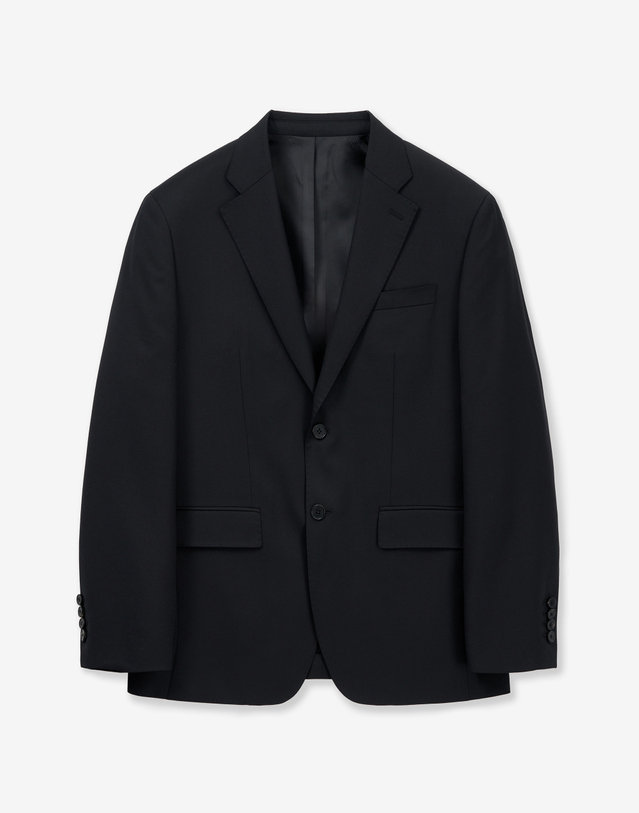 티엔지티 Classic Wool Suit Jacket (Black) 블랙 착용컷