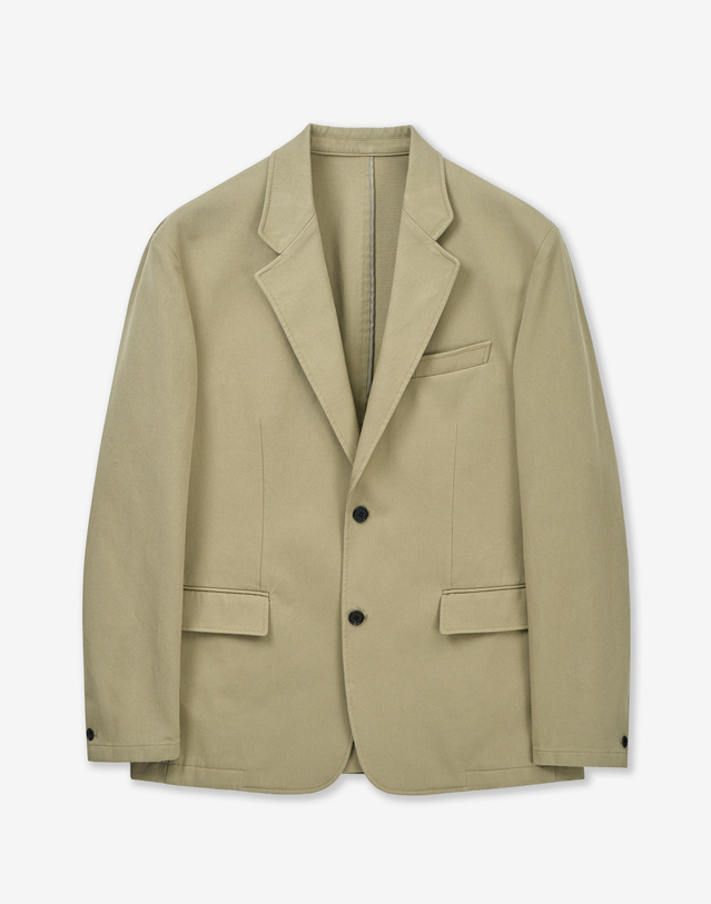 티엔지티 Comfort Cotton Jacket (Beige) 베이지 착용컷