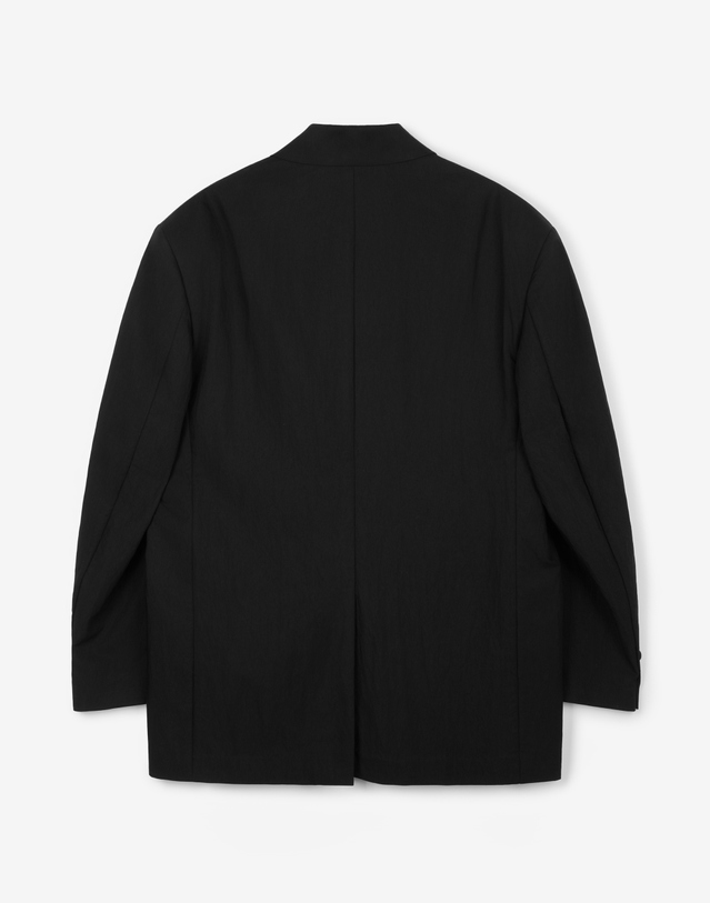 티엔지티 Viscose Blend Oversized Jacket (Black) 블랙 착용컷