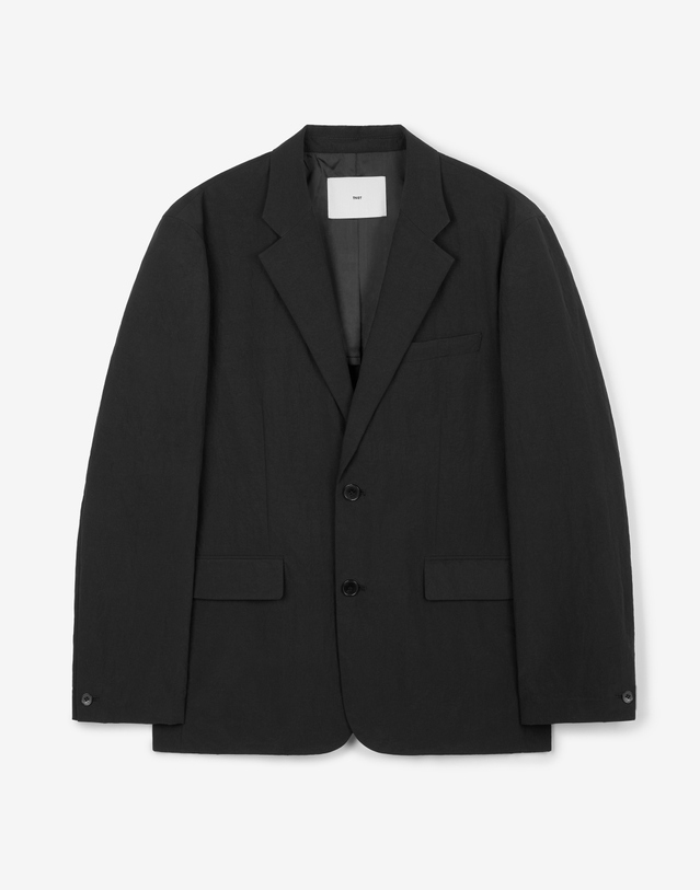 티엔지티 Comfort Nylon Jacket (Black) 블랙 착용컷