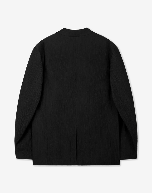 키노시타 바이 티엔지티 Kinoshita Seersucker Jacket (Black) 블랙 착용컷