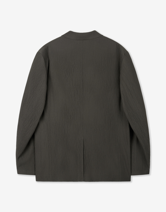 키노시타 바이 티엔지티 Kinoshita Seersucker Jacket (Khaki) 카키 착용컷