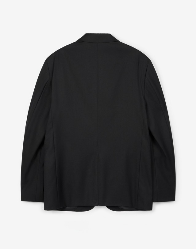 티엔지티 Wool-Blend Comfort Jacket (Black) 블랙 착용컷
