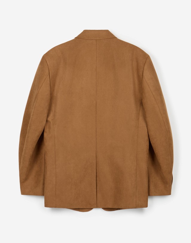 티엔지티 Faux Suede Jacket (Camel Brown) 캐멀 착용컷