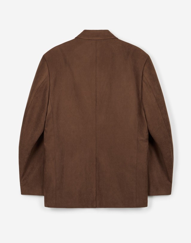 티엔지티 Faux Suede Jacket (Brown) 브라운 착용컷