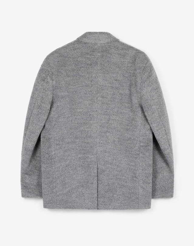 티엔지티 Oversized Alpaca Premium Jacket (Grey) 그레이 상세