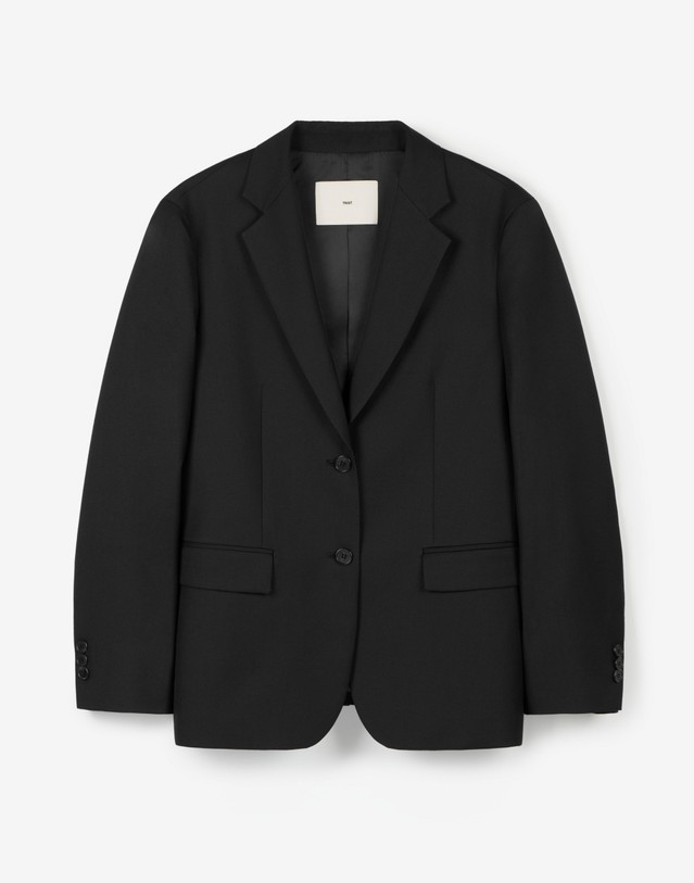 티엔지티 [W] Wool Blend Comfort Jacket (Black) 블랙 상세