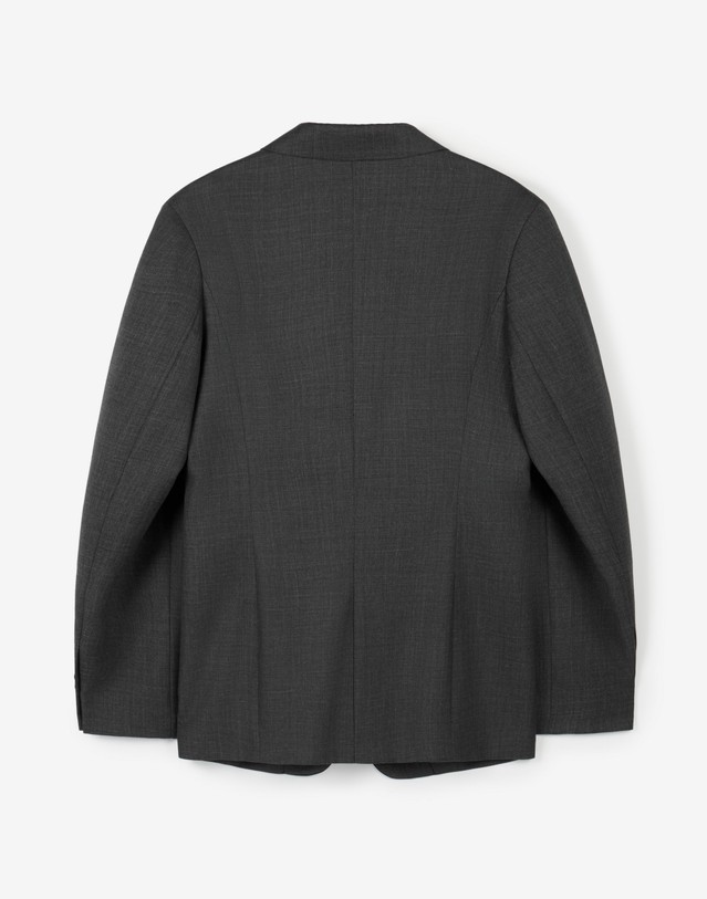 티엔지티 [W] Wool Blend Comfort Jacket (Charcoal) 그레이 상세