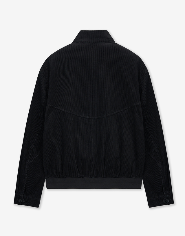 티엔지티 Corduroy Harrington Jumper (Black) 블랙 상세