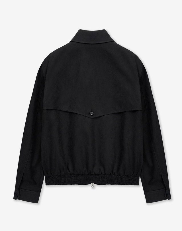 티엔지티 Faux Suede Jumper (Black) 블랙 착용컷
