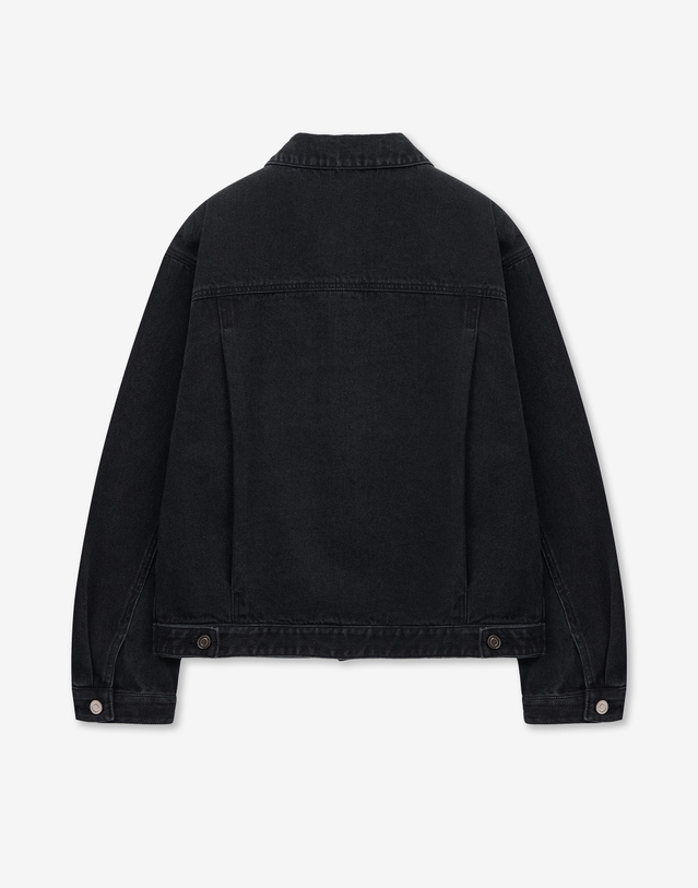 티엔지티 Type-1 Denim Jacket (Black) 블랙 착용컷