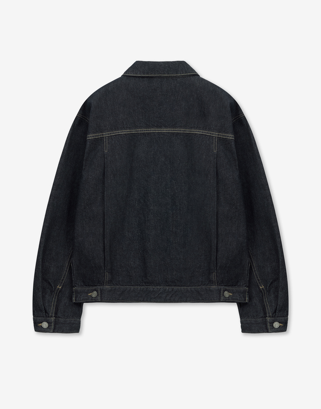 티엔지티 Type-1 Denim Jacket (Raw Indigo) 네이비 착용컷
