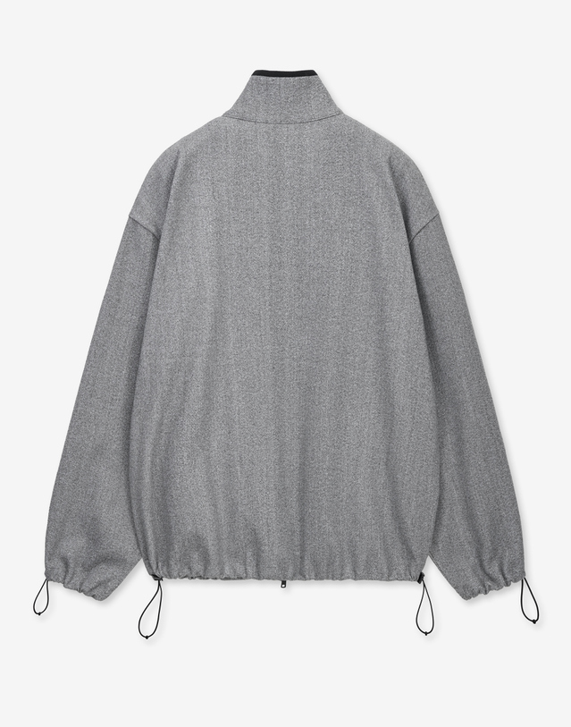 티엔지티 Oversized Fleece Jumper (Grey) 그레이 착용컷