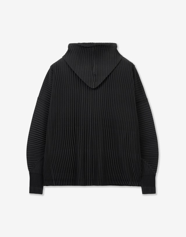 요요기 플리츠 바이 티엔지티 Yoyogi Pleats Hooded Zip-Up (Black) 블랙 상세