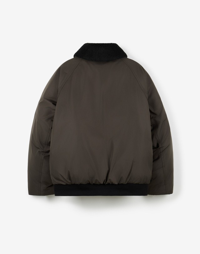 티엔지티 European Goose Down Shearling-Collar Jacket (Brown) 브라운 상세