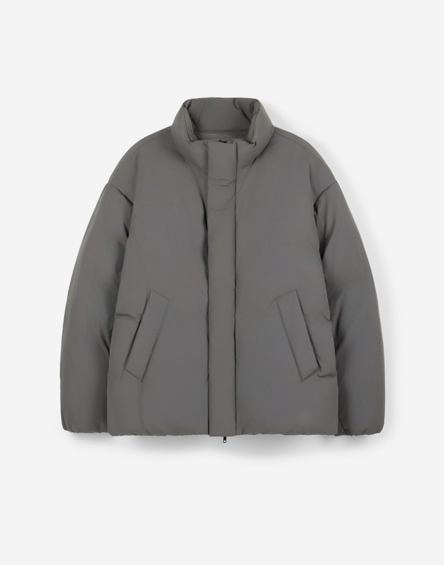 티엔지티 Essential European Goose Down Jacket (Concrete Grey) 그레이 상세