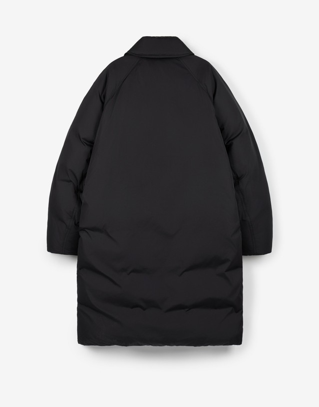 티엔지티 European Goose Down Loop-Button Long Jacket (Black) 블랙 상세
