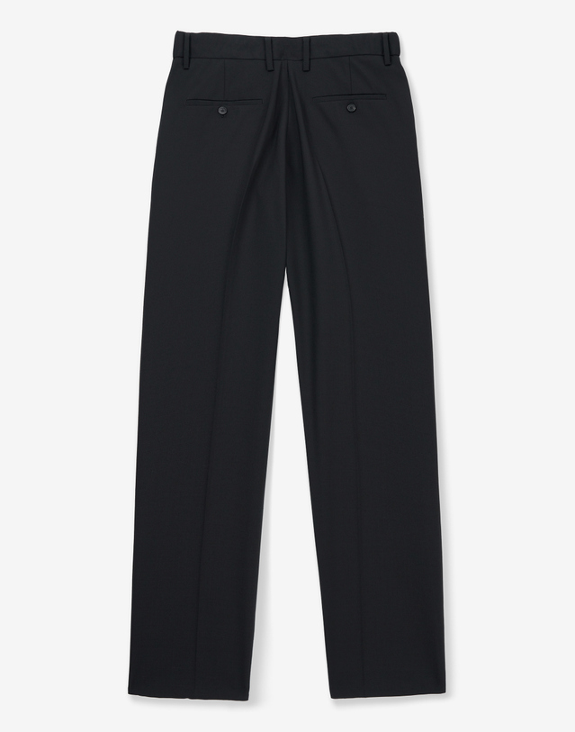 티엔지티 High Wool Blend Comfort Pants (Black) 블랙 착용컷
