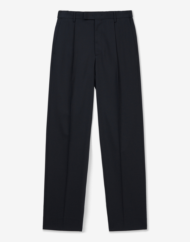 티엔지티 High Wool Blend Comfort Pants (Navy) 네이비 착용컷