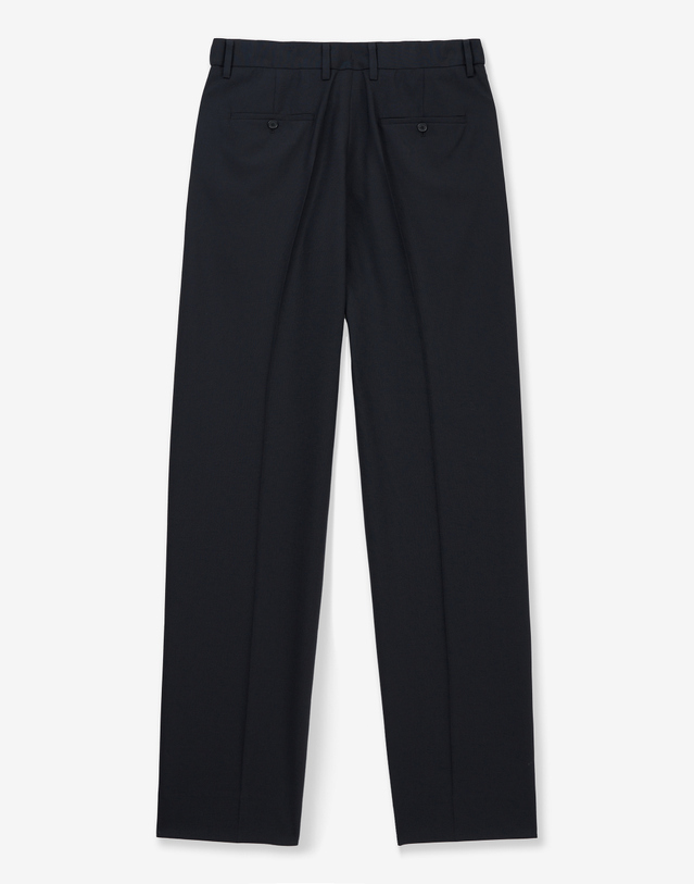 티엔지티 High Wool Blend Comfort Pants (Navy) 네이비 착용컷