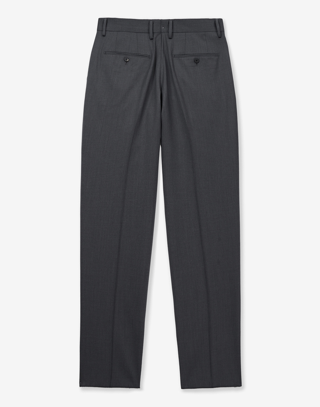 티엔지티 Classic Wool Suit Pants (Charcoal Grey) 차콜 그레이 착용컷