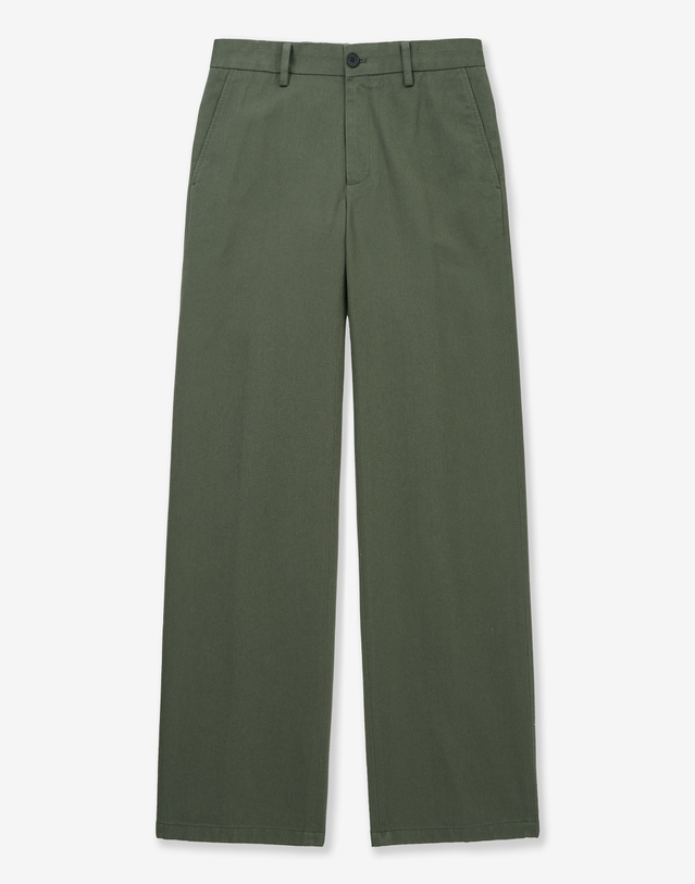 티엔지티 Comfort Cotton Pants (Khaki) 카키 착용컷